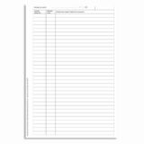 Occurrence Book - 400 Pages Numbered