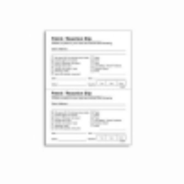 Reaction slip Book