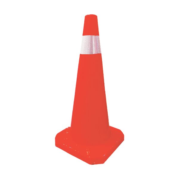 Road Cone 700mm Soft PVC