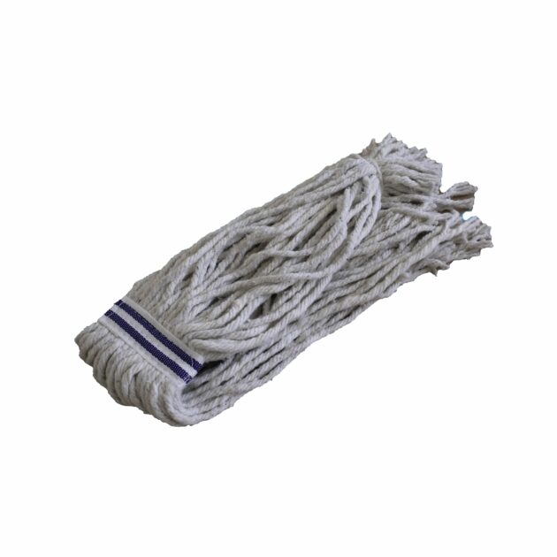 MOP HEAD INDUSTRIAL & WOODEN HANDLE