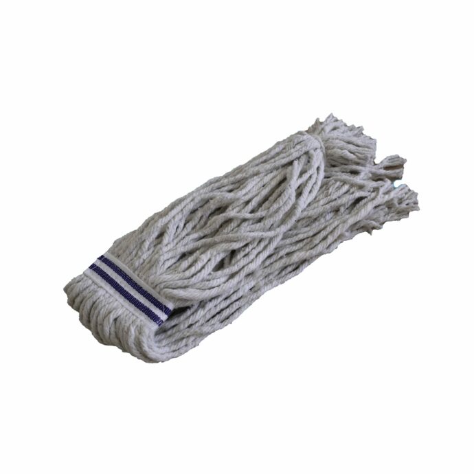 MOP HEAD INDUSTRIAL & WOODEN HANDLE